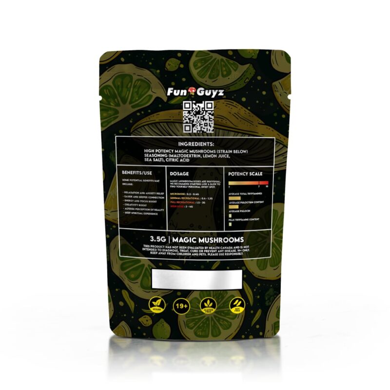 Tangy Lemon Flavoured Shrooms – 3.5g - Image 3