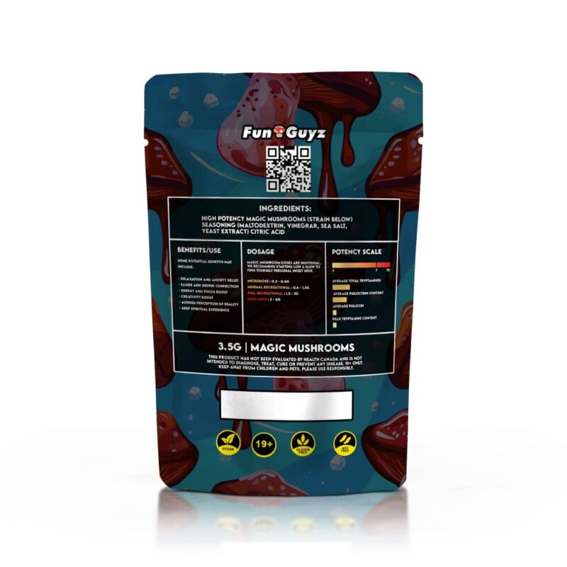 Salt N Vinegar Flavoured Shrooms – 3.5g - Image 3
